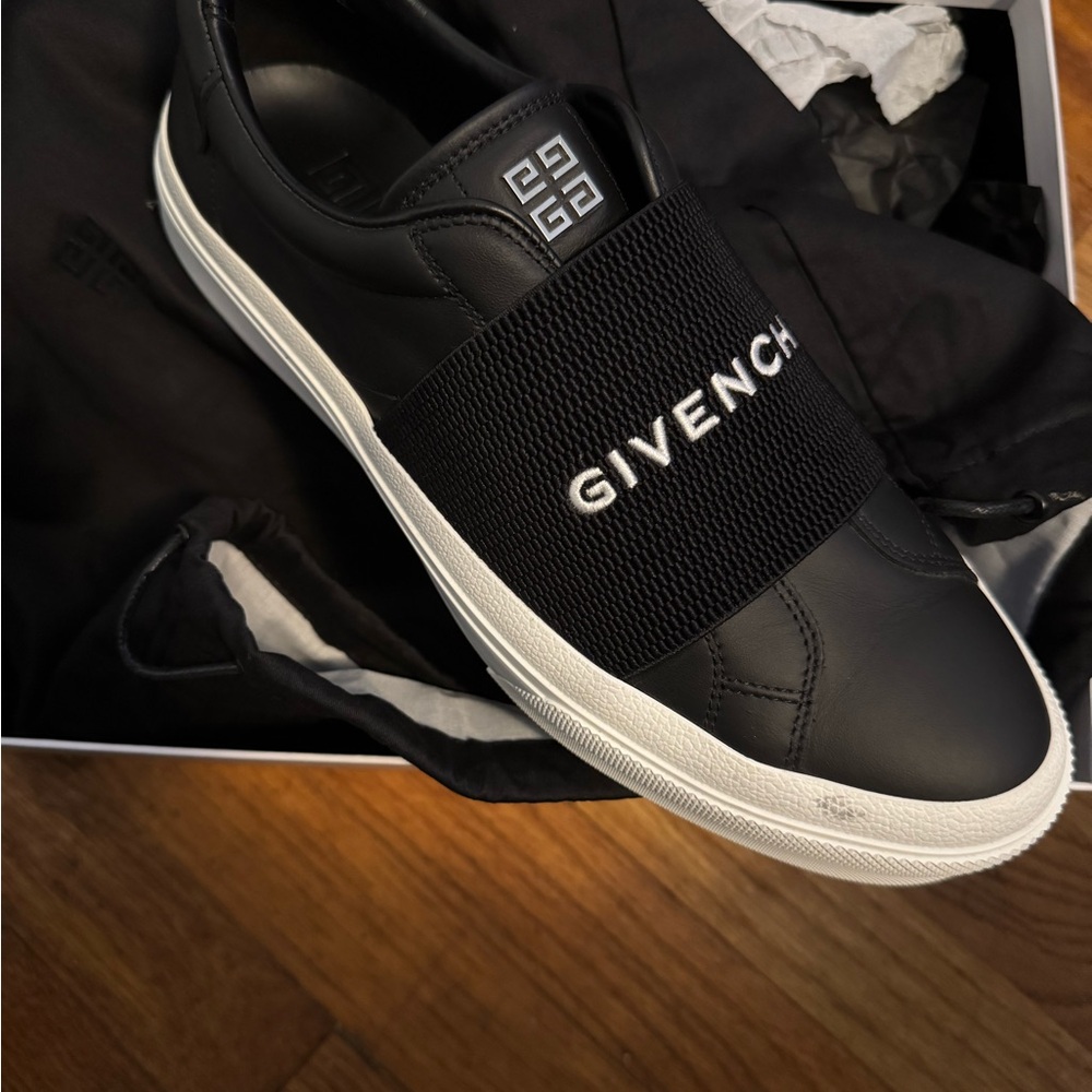 Givenchy Black and White Low-Top Sneakers